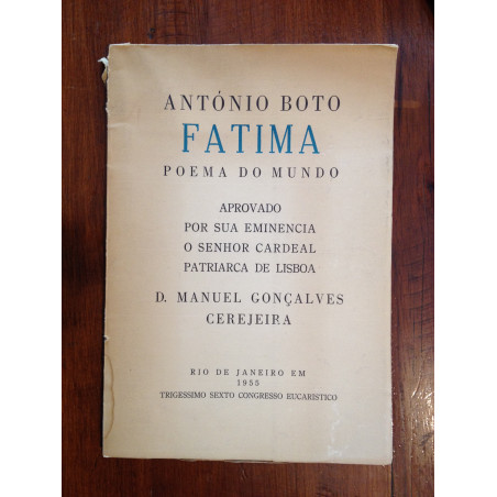 António Botto - Fatima, poema ao mundo [1.ª ed.]