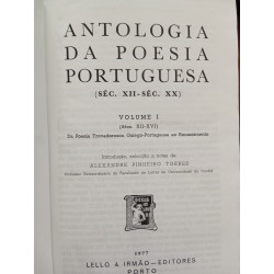 Antologia da Poesia Portuguesa (Lello - 2 Vols.)