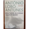 António Lobo Antunes - Boa tarde às coisas aqui em baixo