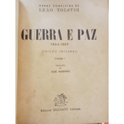 Tolstoi - Guerra e Paz (3 vols.) [encadernado]