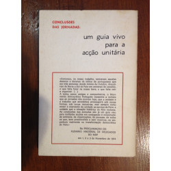 Jornadas democráticas, unidade do Povo pela Democracia, conclusões