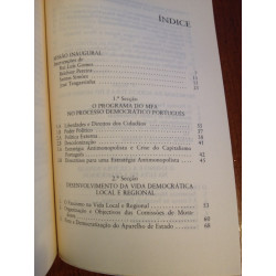 Jornadas democráticas, unidade do Povo pela Democracia, conclusões