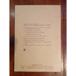 Democracia e liberdade, escritos de Amaro da Costa