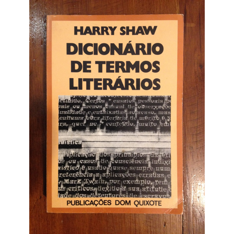 Harry Shaw - Dicionário de termos literários