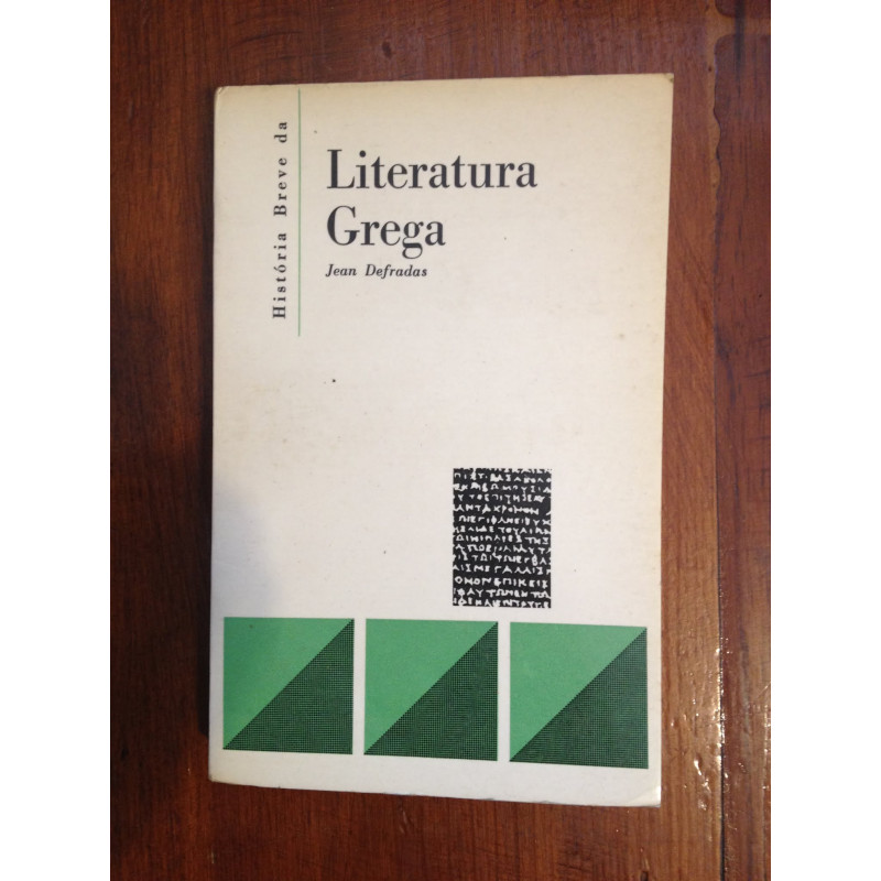 Jean Defradas - História breve da Literatura Grega