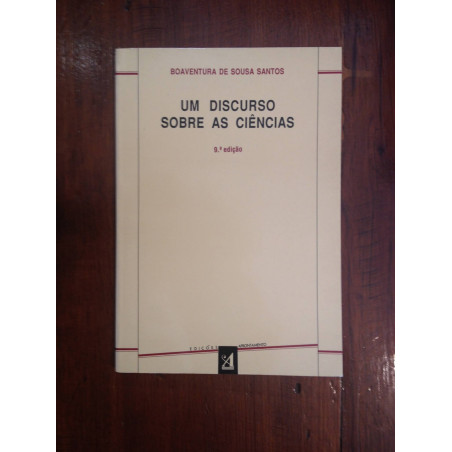 Boaventura de Sousa Santos - Um discurso sobre as ciências