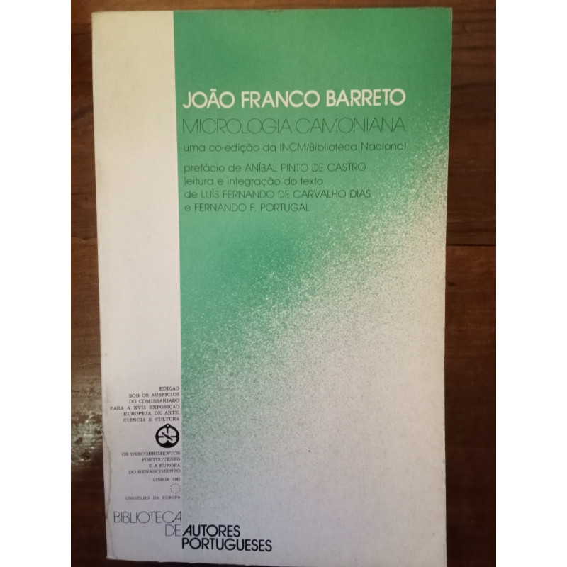 João Franco Barreto - Micrologia Camoniana