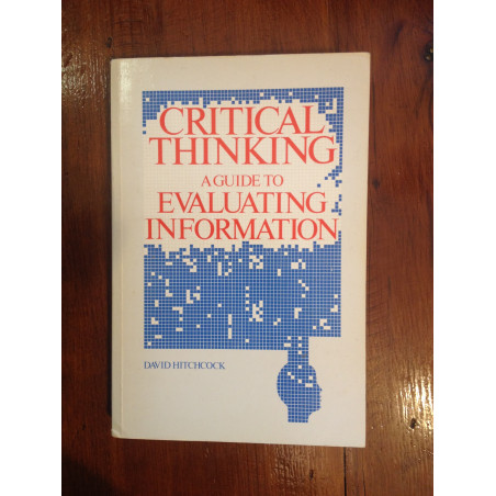 David Hitchcock - Critical Thinking