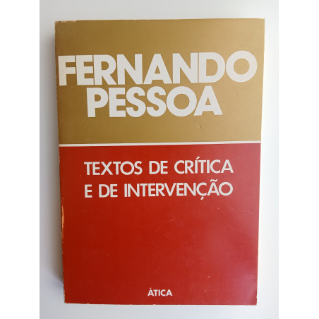 Fernando Pessoa - Textos de crítica e de intervenção