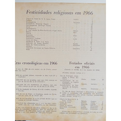 Agenda almanaque 1966