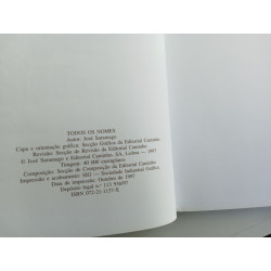 José Saramago - Todos os nomes [1.ª ed.]