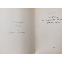 José Gomes Ferreira - Lisboa na moderna pintura portuguesa [autografado]