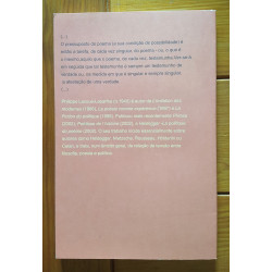 Philippe Lacoue-Labarthe - Textos sobre Hölderlin