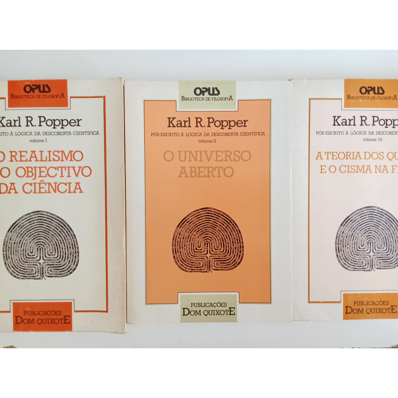 Karl Popper - Pós-Escrito à Lógica da Descoberta Científica (3 vols.) Karl Popper - Pós-Escrito à Lógica da Descoberta Científica (3 vols.)