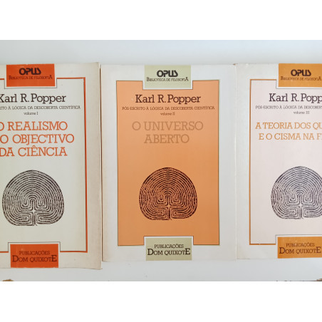 Karl Popper - Pós-Escrito à Lógica da Descoberta Científica (3 vols.)