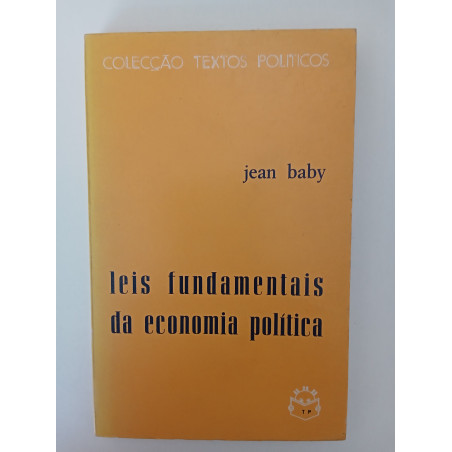 Leis fundamentais da Economia Política - Jean Baby