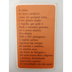 A Sátira na Literatura Medieval Portuguesa (séculos XIII e XIV) - Mário Martins
