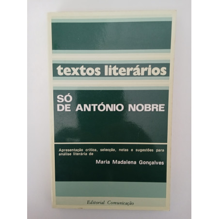 Só de António Nobre - Maria Madalena Gonçalves
