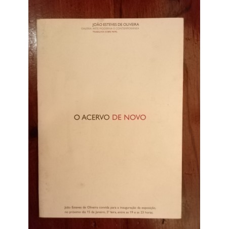 O acervo de novo