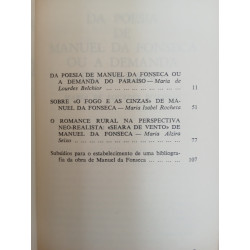 Três ensaios sobre a obra de Manuel da Fonseca