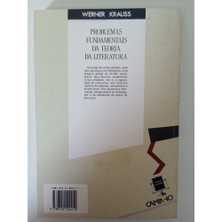 Problemas fundamentais da Teoria da Literatura - Werner Krauss