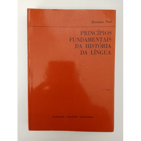 Princípios Fundamentais da História da Língua - Hermann Paul