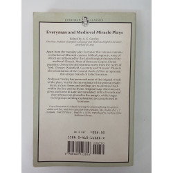 Everyman and Medieval Miracle Plays - A. C. Cawley (ed.)