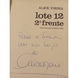 Lote 12, 2.º Frente - Alice Vieira [autografado]