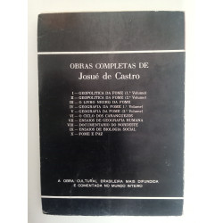 O livro negro da fome - Josué de Castro