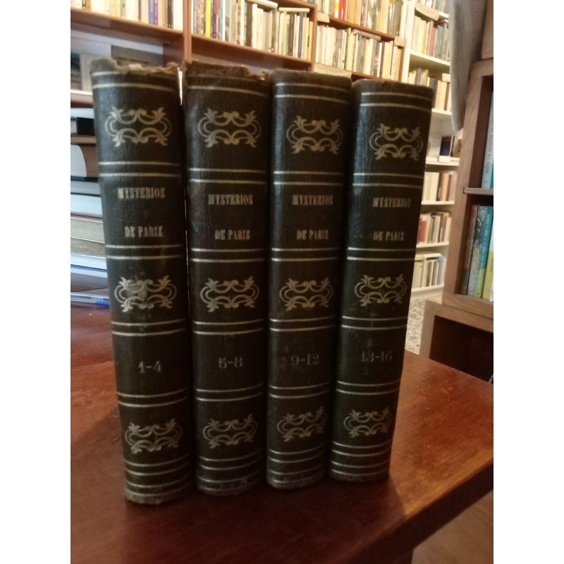 Eugenio Sue - Mysterios de Pariz (4 vols.)