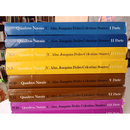 Quadros Navais (8 vols.) - Contra-Almirante Joaquim Pedro Celestino Soares