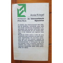 Annie Kriegel, As Internacionais Operárias