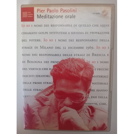 Pier Paolo Pasolini - Meditazione orale (CD audio + livro)