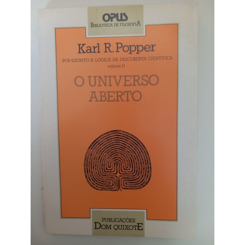 O Universo Aberto - Karl R. Popper