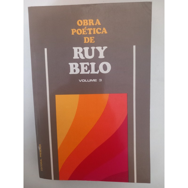 Obra Poética vol.3 - Ruy Belo