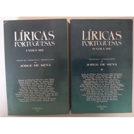 Líricas Portuguesas (2 vols.) - Jorge de Sena