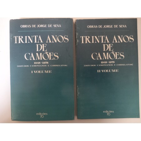 Trinta anos de Camões (2 vols.) - Jorge de Sena