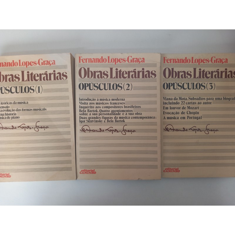 Opúsculos (2 vols.) - Fernando Lopes-Graça
