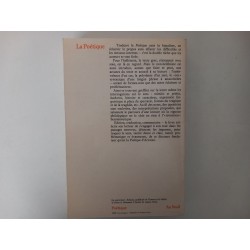 La Póetique - Aristote