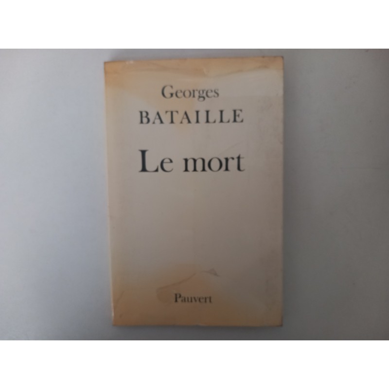 Le mort - Georges Bataille