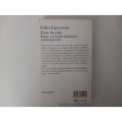 L'ère du vide - Gilles Lipovetsky