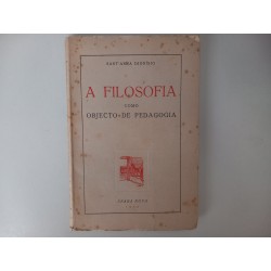 A Filosofia como objecto de Pedagogia - Sant'Anna Dionísio