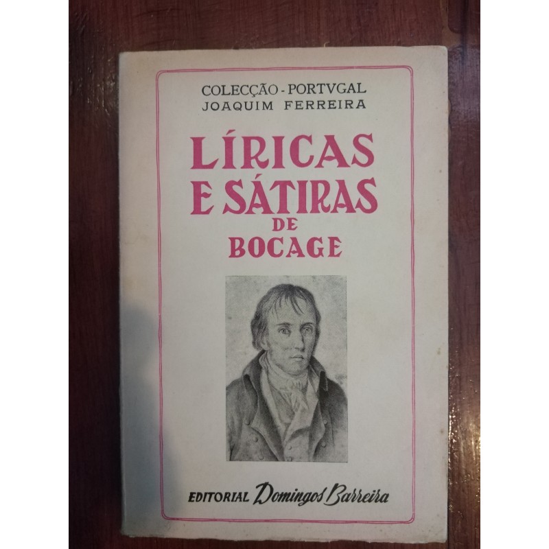 Líricas e Sátiras de Bocage - Joaquim Ferreira