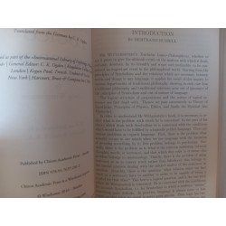 Tractatus logico-philosophicus - Ludwig Wittgenstein