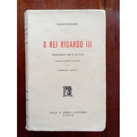 Shakespeare - O Rei Ricardo III