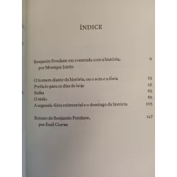 Benjamin Fondane - A segunda-feira existencial e o domingo da História