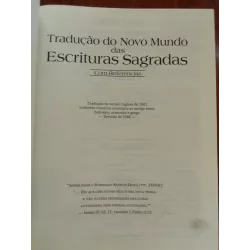 Tradução do Novo Mundo das Escrituras Sagradas