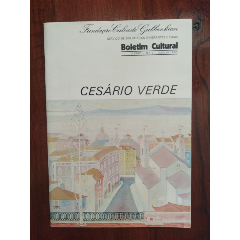 Boletim cultural - Cesário Verde