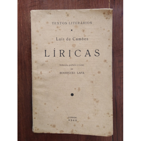 Luís de Camões - Líricas