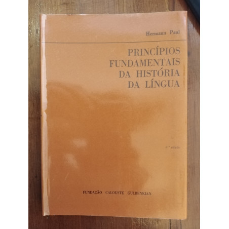 Hermann Paul - Princípios fundamentais da História da Língua